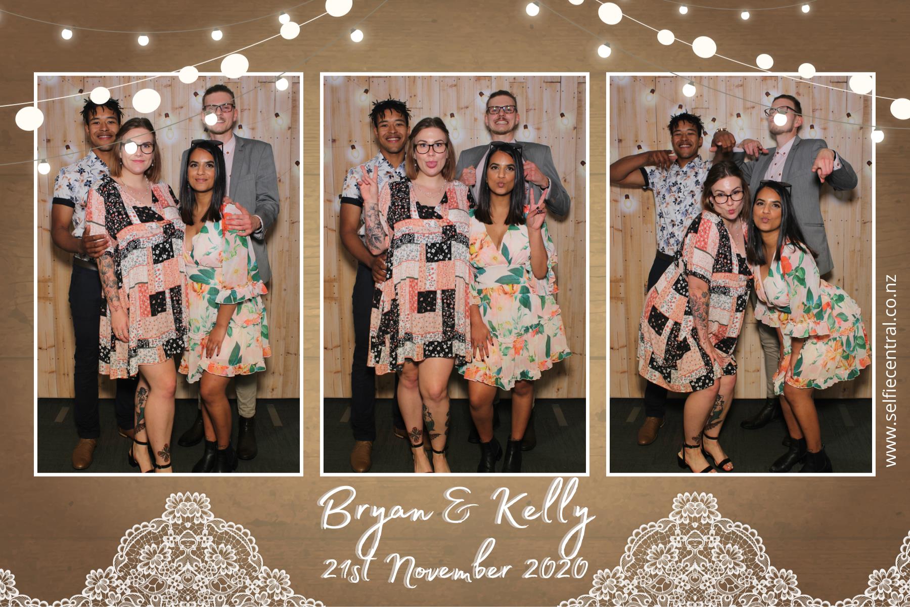 Bryan & Kelly's wedding | View more photos from the event at gallery.photobooth.co.nz/u/SelfieCentral/Bryan-Kellys-wedding
